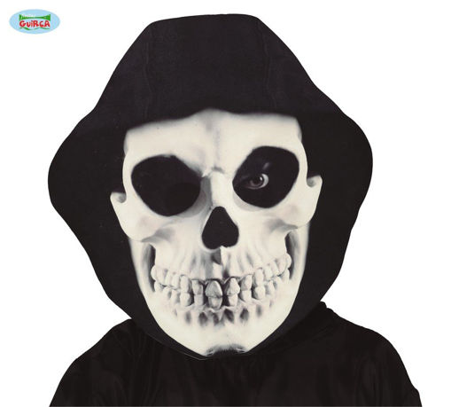 Picture of GIANT SKULL MASK WITH HOOD ADULT ONE SIZE